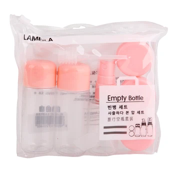 

8pcs portable various travel cosmetic bottled service water milk cosmetic spray bottle