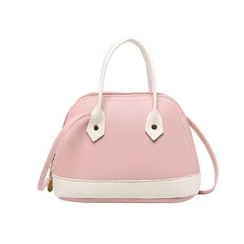 

2020 Korean-style Contrast Color Shell Bag New Products Women's Hand Change Packet Shoulder Bag Phone Package