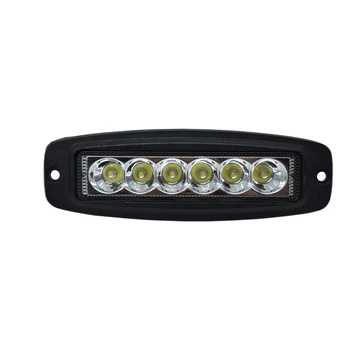 

ECAHAYAKU 6 inch Slim Led Work Light Bar Flush mount Spot Beam for 4x4 Pick-up Trucks Excavator Bus Train Fishing boat Forklift