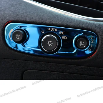 

Lsrtw2017 Stainless Steel Car Interior Headlight Adjust Button Panel for Chevrolet Malibu XL 2012-2020 2013 2014 2015 2016 2017