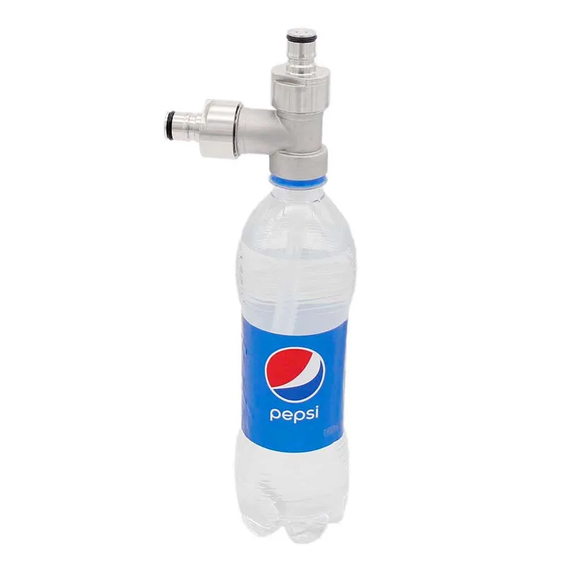 Carbonation Cap Tee Stainless Steel Fit Soft Drink PET Bottles Homebrew Kegging bottle cap stopper