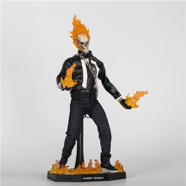 Горячие игрушки Marvel Ghost Rider Johnny Blaze ПВХ Коллекционная Фигурка Игрушки