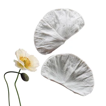 

Manufacturers Direct Selling Poppy Petal Double-Sided Line Mode Fondant Cake Silicone Mould Family Bakery Appliances