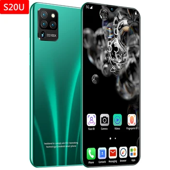 

S20U Mobilephones Android9.1 Octa-Core 6.3 Inches Fingerprint Recognition Dual SIM Card 4G 5G LTE HD Global Version Smartphone