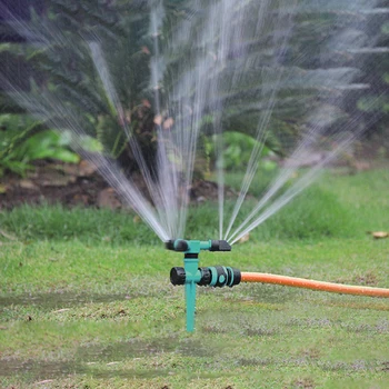 

Watering Sprinkler Head 360 Degree Rotating Watering Sprinkler Mist Nozzle Hoses Garden Spray Head Ground Water Garden Sprinkle