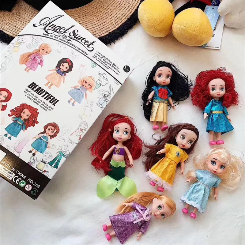 Кукла Холодное сердце Disney сказочная принцесса 6 шт./компл. Белоснежка маленькая