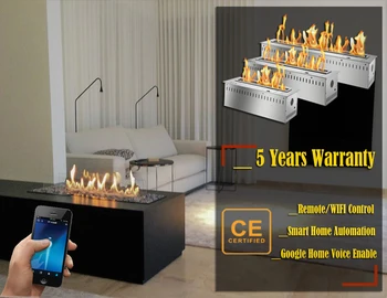 

hot sale 48 inches biofuel fire place modern bioethanol remote fireplace
