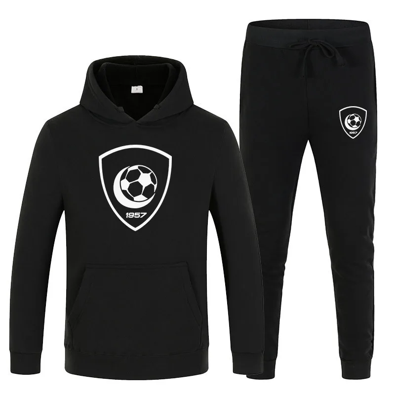 

Spring and autumn men's running suit, autumn sportswear, sports suit, sweatshirt + sweatpants, men's 2-piece jogging sportswear