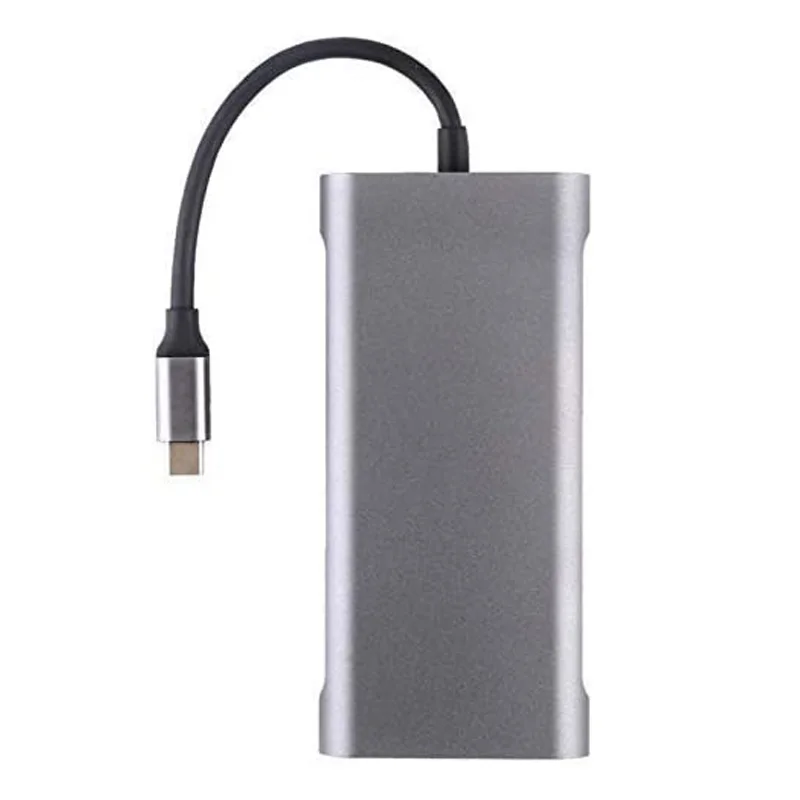 11 в 1 USB C концентратор с 4 гигабитный Ethernet VGA HDMI доставкой питания o порт SD и Micro