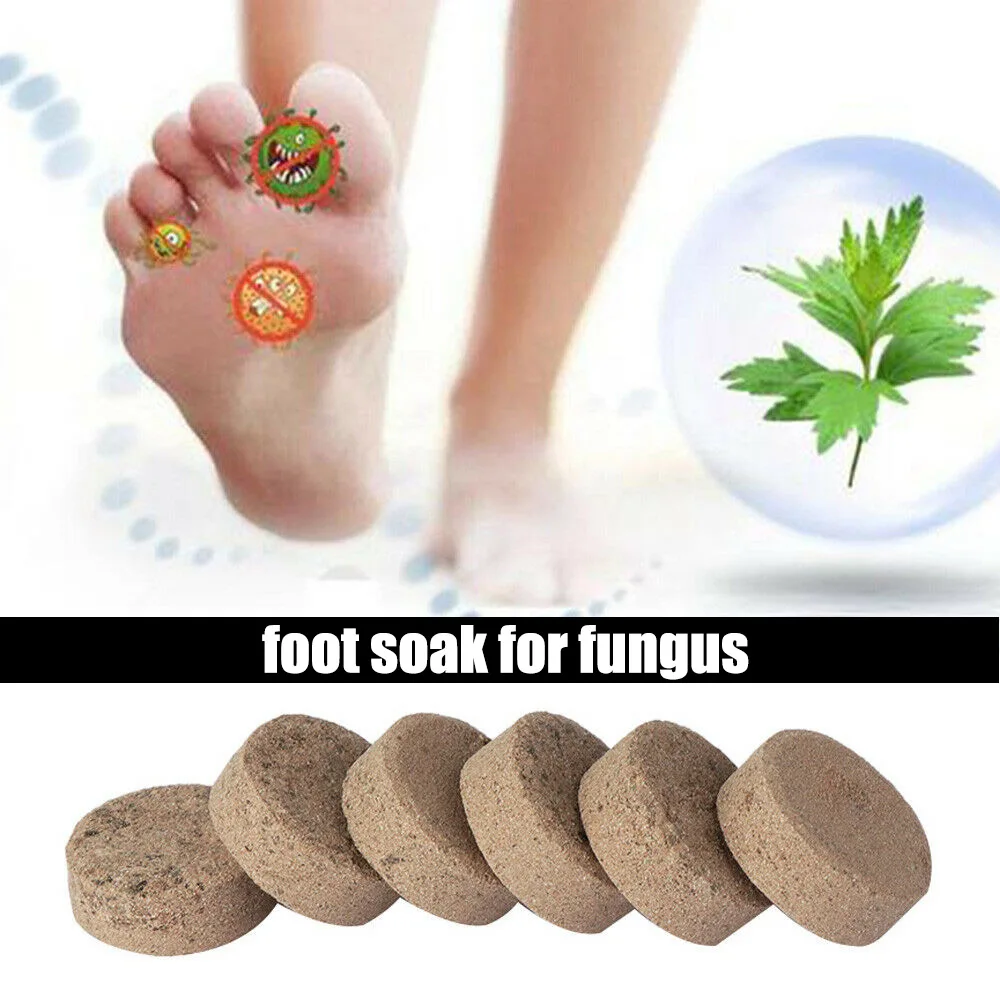 

6 Pcs/Bottle Anti-fungal Foot Soak Effervescent Tablets Foot Repair Treatment Toenail Fungus Foot Care Skin Care