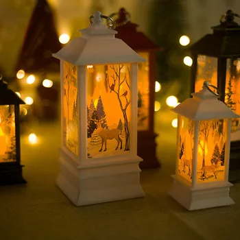 

Hanging Decoration Wooden House Candlestick Candle Holder Durable For Christmas Tree OCT998