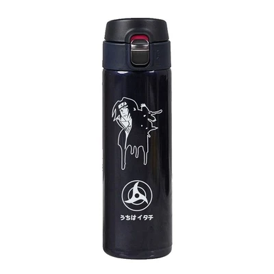 OUSSIRRO NARUTO Thermos Uzumaki Naruto With Cover Hatake Kakashi Thermos Uchiha Itachi Mugs Cup Gift - Цвет: Q