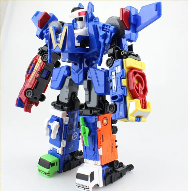

[Gift Box] Anti-Escort Fit Robot Six-in-One Transformation Double-Sided Jingang Autobots Disassembly Play