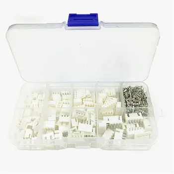 

230pcs TJC3 XH2.54 2p 3p 4p 5 pin 2.54mm Pitch Terminal Kit/Housing/Pin Header JST Connector Wire Connectors Adaptor XH Kits