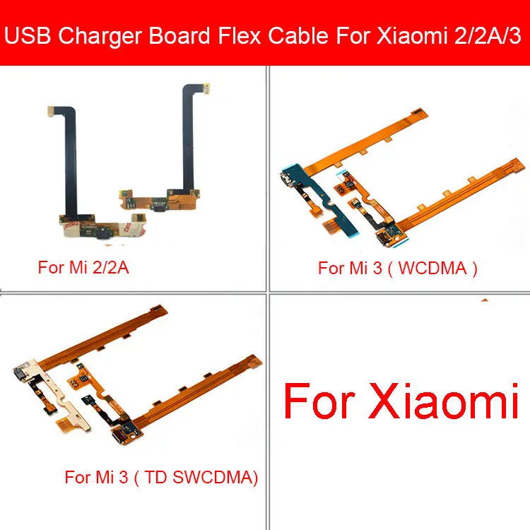 Плата зарядного устройства Usb для Xiaomi Redmi MI 2 2A 3 Pro usb разъем зарядки соединительная