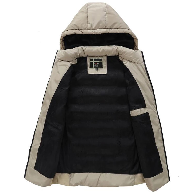 Coat Men Vest Warm Jacket Casual Autumn Winter Thick Vest Men Fashion Removable Cap Vests Male Out Coats Vest Men Clothes Ropa