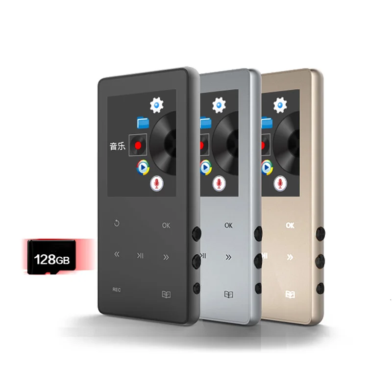 

New Arrival Hifi MP3 Lossless Music Player Touch Screen Portable Multi-lingual DAC MP3 Support Speaker Radio FM 64G TF headphone