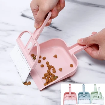 

HptYfd Portable Pet Waste Cleaning Broom Dustpan Set Convenient Pet Pooper Scooper for Dogs Cats Clear Garbage Supplies