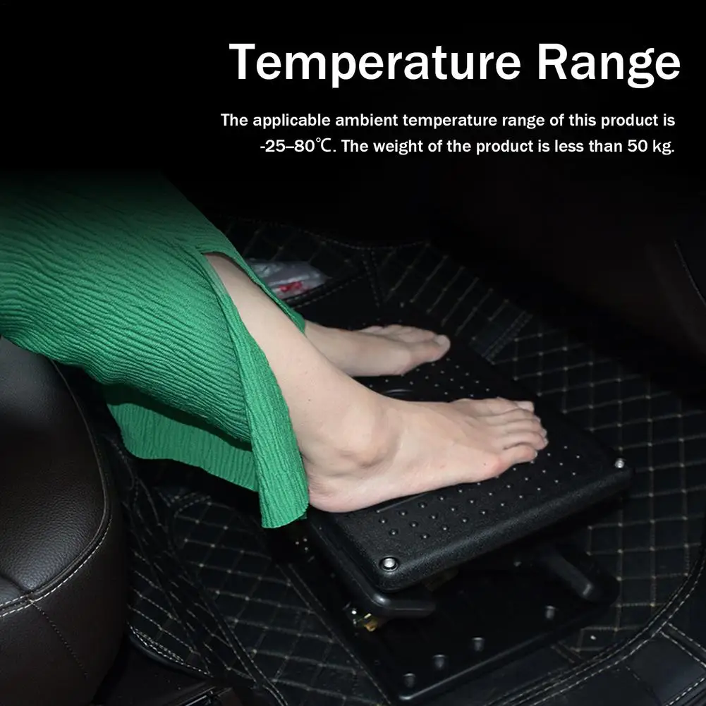 China Adjustable car Foot Rest – Foot Rest Cushion Provides More