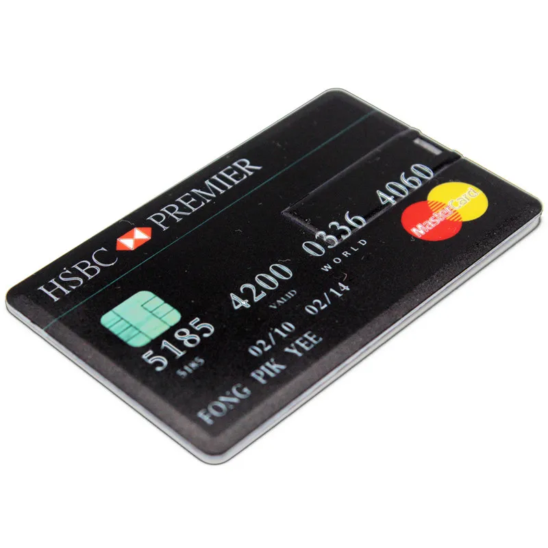 JASTER, настоящая емкость, банковская карта, USB карта памяти, HSBC, MasterCard, кредитные карты, USB флеш-накопитель, 64 ГБ, флешка, 4 ГБ, 8 ГБ, 16 ГБ, 32 ГБ, 2,0 - Цвет: 2