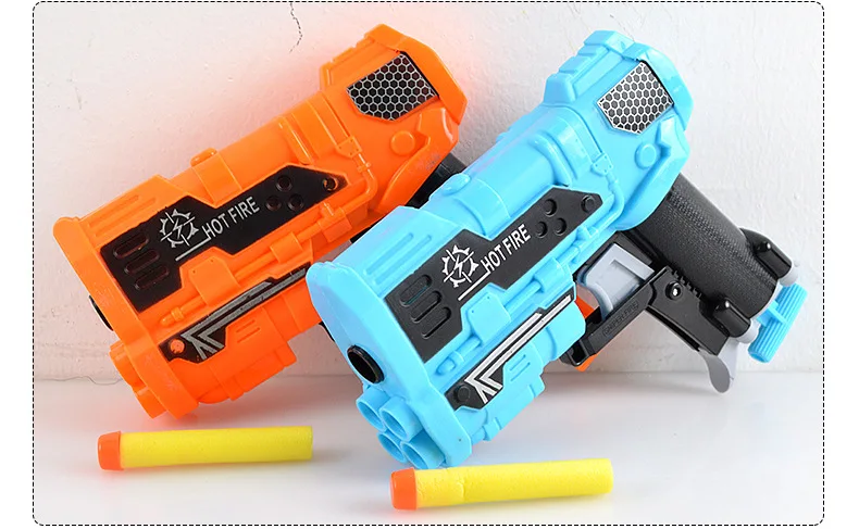1 шт. мини ручной мягкий пулевидный пистолет игрушки наружная боевая игра игрушечное оружие ABS пластик Nerf пистолет для детей подарок