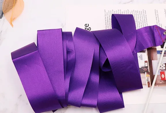 Purple Танцевальная лента для спортзала художественная гимнастика художественный балетный стример крутящийся стержень уличные спортивные игры для детей и взрослых красочная спортивная игрушка - Цвет: Purple