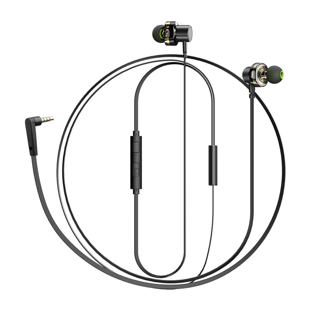 AWEI Z1 Double Moving  Subwoofer Universal Wire Control Earphone