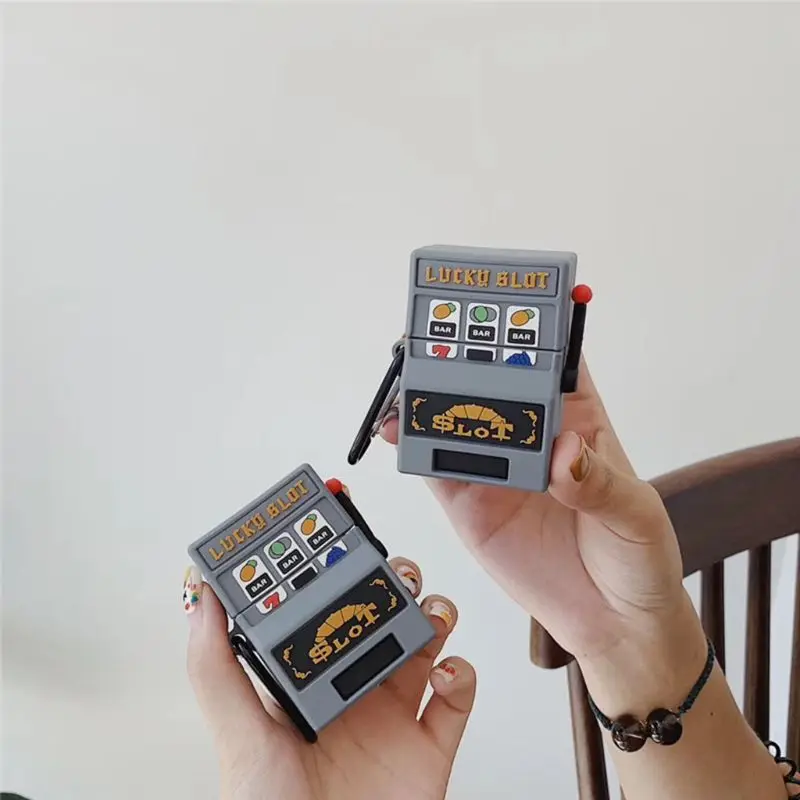 

For AirPods Case Cartoon Slot machine Protective Cover For Airpods 12