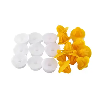 

Vehemo 10PCS Door Fastener Clips Automotive Plastic Fastener Rivet Holder Mudguard Clamp for Vauxhall Opel Vivaro Movano Panel