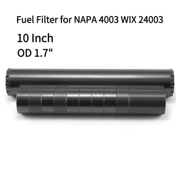 

13Pcs Car Fuel Filter Solvent Trap Storage Cups Black Silver Oil Trap 1/2-28 5/8-24 for NAPA 4003 WIX 24003 22lr SKS SCS 10 Inch