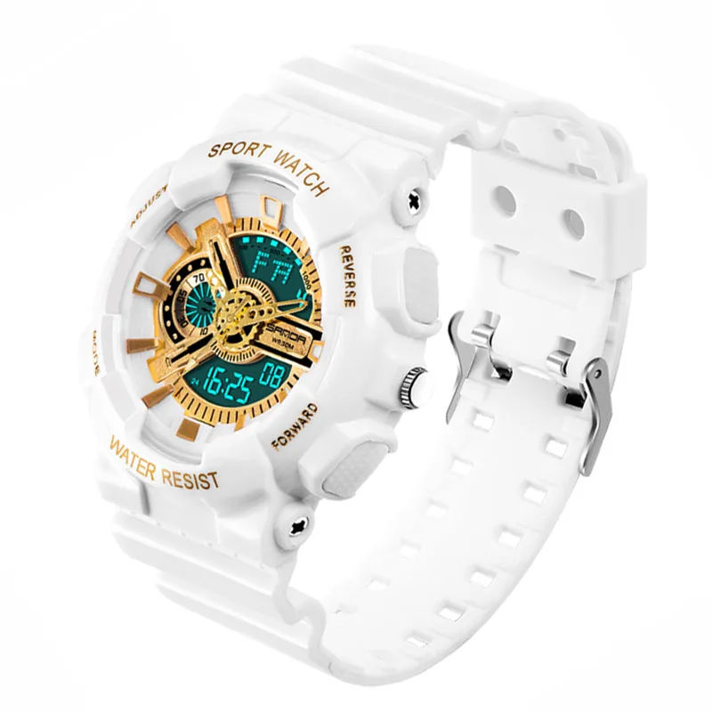 

Top Brand Luxury SANDA Military Watch Waterproof Sports Watches Men's LED Digital Watch Clock Camping Diving Relogio Masculino