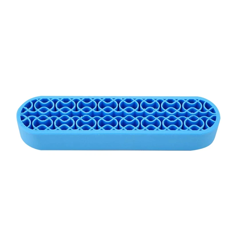 

Silicone Makeup Brush Holder,Makeup Brush Display Stand Soft Silicone Nail Pen Holder Makeup Brush Display Stand Storage Case Ma