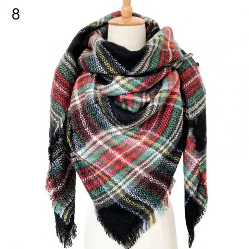 Multi-color  Stylish Multi-function Long Warm Shawl Comfortable Scarf Wrap Washable   for Gift mens infinity scarf Scarves