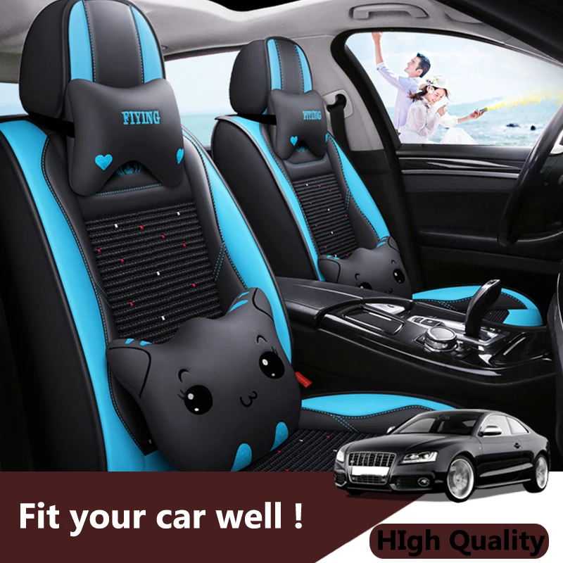 leather Universal Car Seat covers for Ford all models Ranger focus fiesta s-max mondeo explorer ecosport car styling | Автомобили и