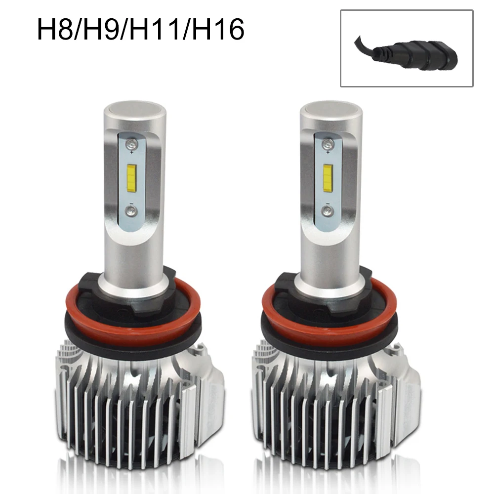 Автомобильные фары светодиодные лампы 6000K 24V 72W фары для H4 H7 H8 H9 H11 H16 H1 H3 880 881 9005 HB3 9006 HB4 D1S D2S D3S D4S D1R D2R D3R D4R лампа