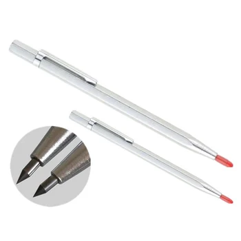

Tungsten Steel Tip Scriber Marking Etching Pen Marking Tools for Ceramics Glass Silicon Quartz Shell