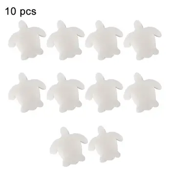 

10Pcs White Floating Spa Sponge Cartoon Turtle Oil Absorbing Hot Tub Skimmer Scum Absorb Cleaners For Swimming Pool