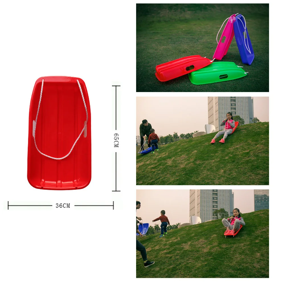 Детские зимние сани детские игры на открытом воздухе Снежная доска трава катание