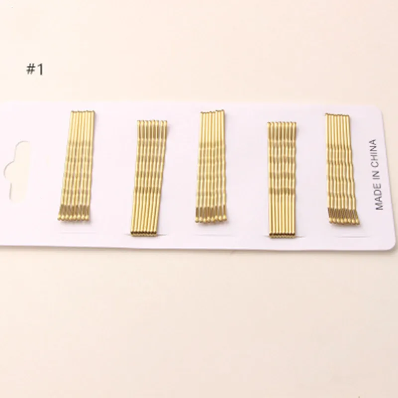 40pcs/set 5/6cm Gold Hair Clips Spiral Bobby Pins Color Hairpins for Women Girls Hair Styling Accessories Metal Barrettes