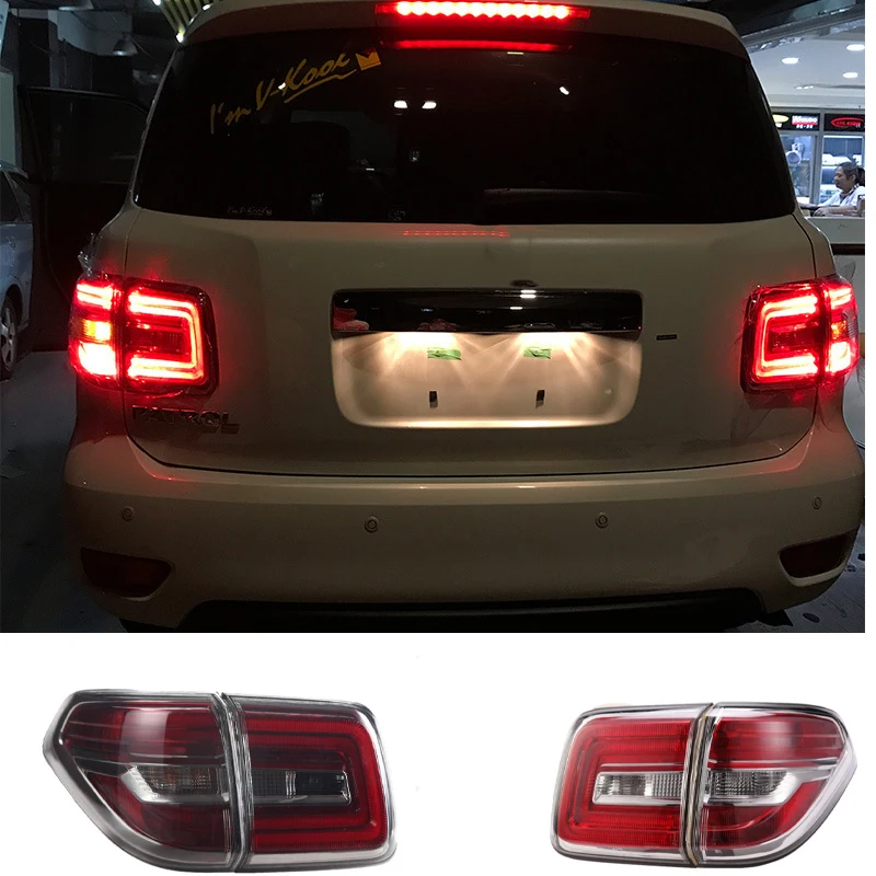 Автомобильный светодиодный задний светильник в сборе для Nissan Patrol 2012 2018