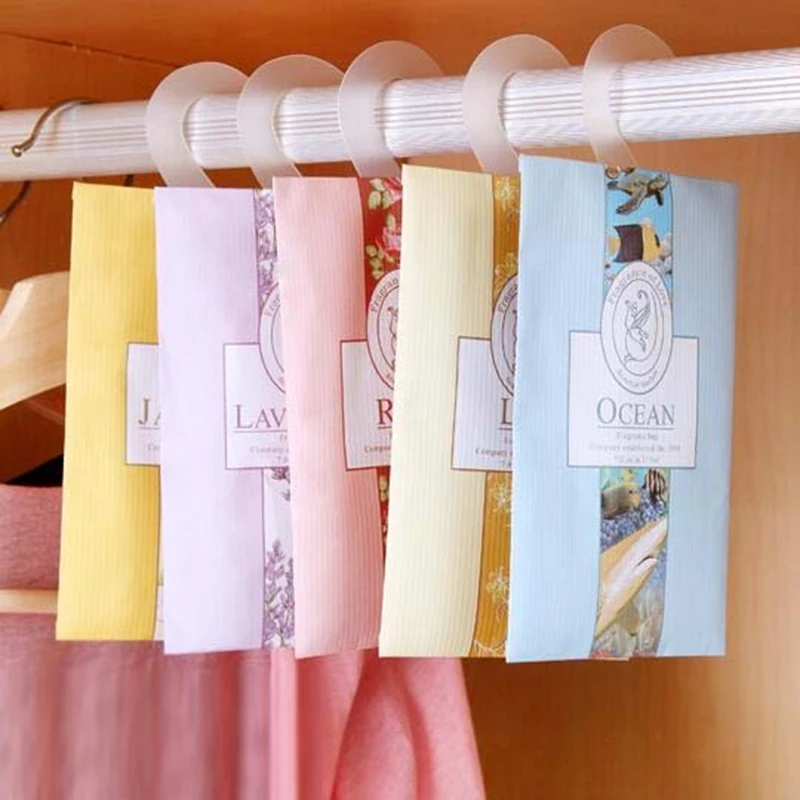 10 pçs cheiro natural incenso guarda roupa saquinho ar fresco perfume ...