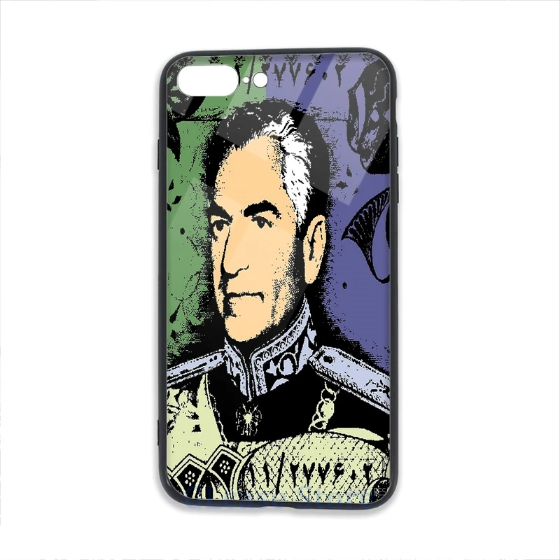 SHAH OF IRAN Phone Case For iPhone 12 Pro 11 X XR XS Max 8 7 6 6s Plus 5s Soft TPU Glass Back Cover | Мобильные телефоны и