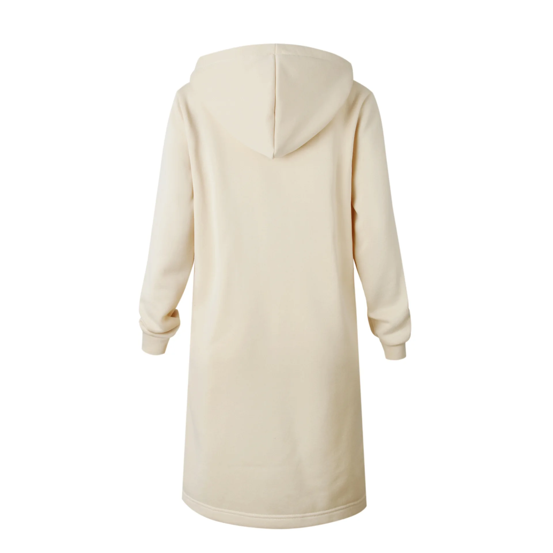 Осенне-зимняя теплая Женская куртка на молнии, 4XL, пальто с карманами, повседневное пальто и утолщенное длинное пальто на молнии с капюшоном и воротником