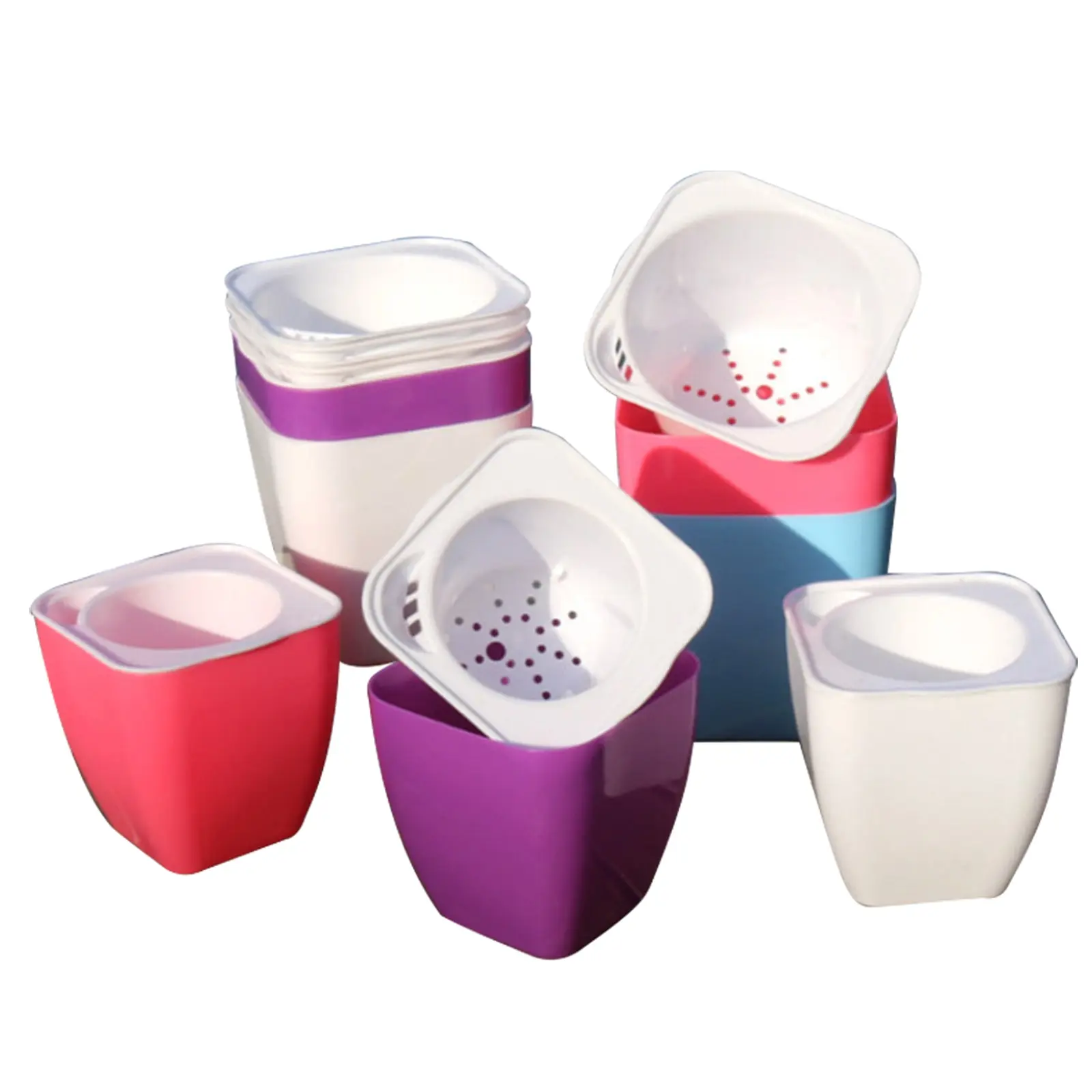 

Automatic Self Watering Flower Plants Pot Put In Floor Irrigation For Garden Indoor Home Decoration Gardening Flower Pots 3Size^