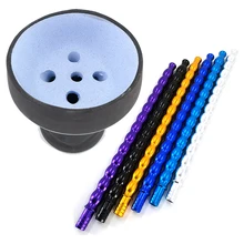 30 см для кальяна шланг наргиле алюминиевый кальян ручка для кальян наргиле из натуральной глины кальян чаша наргиле аксессуары