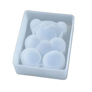 

Crystal Epoxy Resin Mold 3D Bear Aromatherapy Plaster Casting Silicone Mould DIY Crafts Jewelry Making Tool