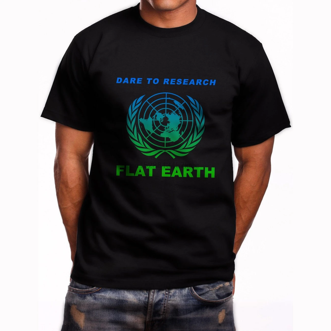 Черная футболка с короткими рукавами и надписью Earth Conspiracy Illuminati S-3XL футболки из 100%