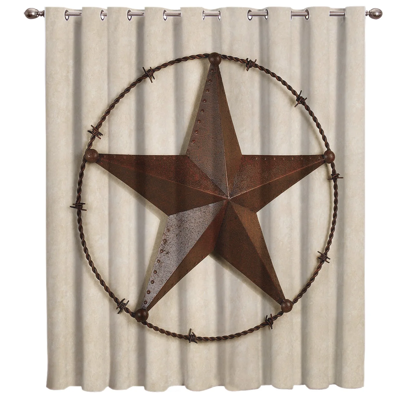 Texas Lone Star кантри Уэст оконные занавески Valance жалюзи декор для гостиной ванная