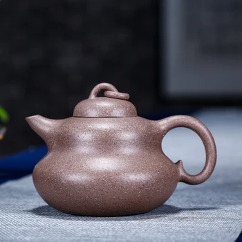 

Yixing undressed ore old piece of mud are recommended by hand gourd teapot tea service capacity of 220 ml