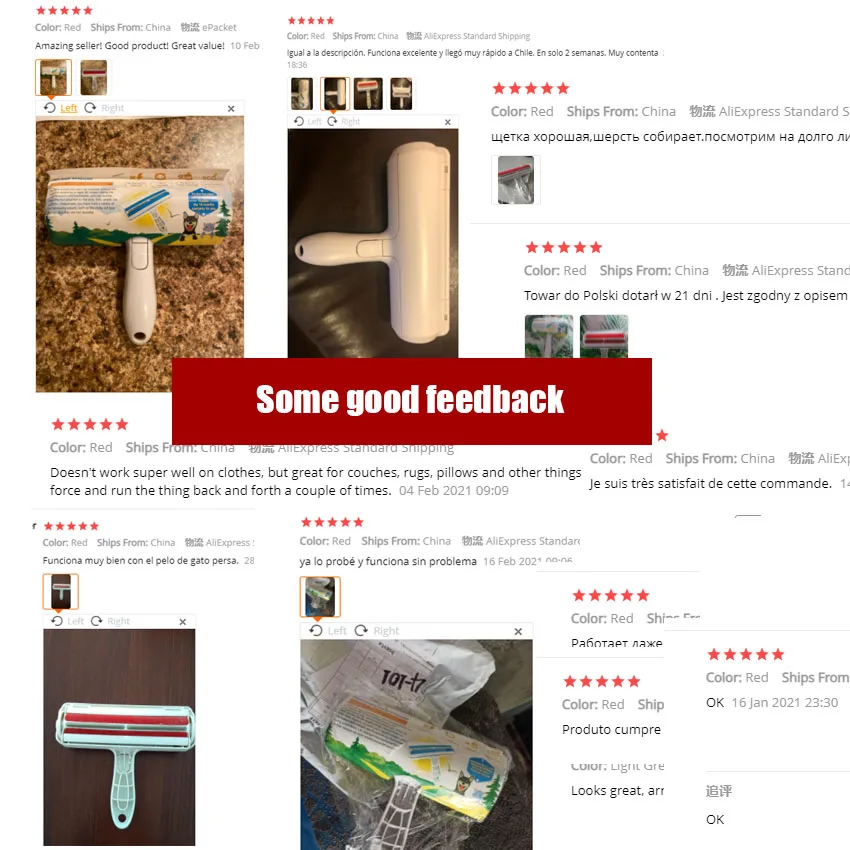 Pet Hair Remover Roller Dog Cat Hair Furniture lint remover magic Brush Reusable Device Dust Brush Dust Cleaners Clean Tools